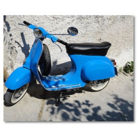 Αφίσα (μαύρο, λευκό, άσπρο, vespa)